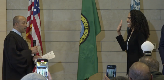 Erika Evans, Seattle&rsquo;s First Black City Attorney, Is Sworn In